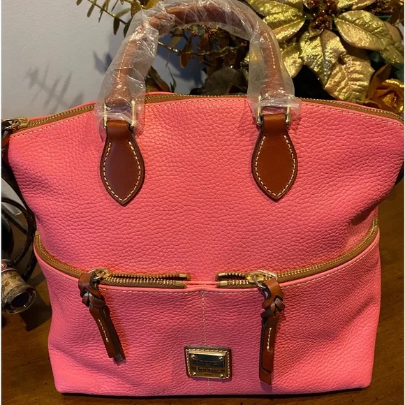 NWT Dooney & Bourke Barbie Pink Leather Bag - Picture 5 of 12